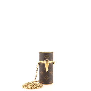 Louis Vuitton Lipstick Case on Chain Monogram Canvas
