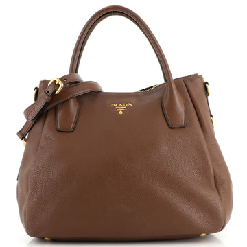 Prada Convertible Satchel Vitello Daino Large