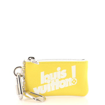 Louis Vuitton Key Pouch Everyday Signature Printed Leather