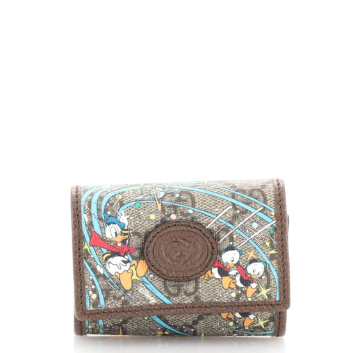 Gucci Disney Donald Duck Airpod Pro Case Printed GG Coated Canvas