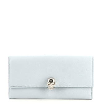 Alexander McQueen Skull Continental Wallet Leather