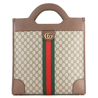 Gucci Ophidia Cut Out Handle Bag GG Coated Canvas Medium