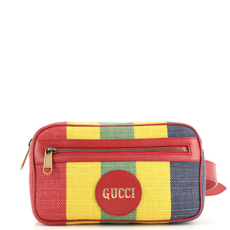 Gucci Baiadera Belt Bag Striped Canvas