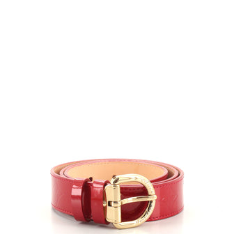 Louis Vuitton Ceinture Belt Monogram Vernis Medium