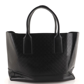Bottega Veneta Open Tote Intrecciato Nappa with Leather East West