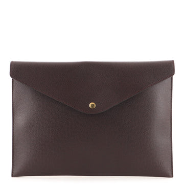 Louis Vuitton Document Case Taiga Leather Large