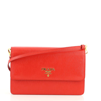 Prada Wallet on Strap Vitello Move Small