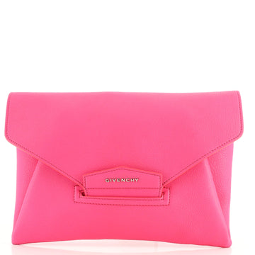 Givenchy Antigona Envelope Clutch Leather Medium