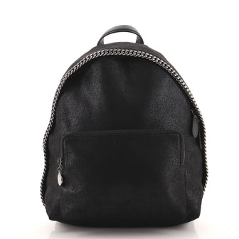 Stella McCartney Falabella Front Zip Backpack Shaggy Deer Mini