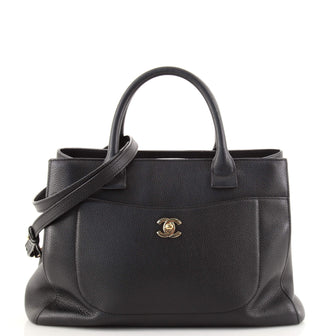 Chanel Neo Executive Tote Grained Calfskin Small