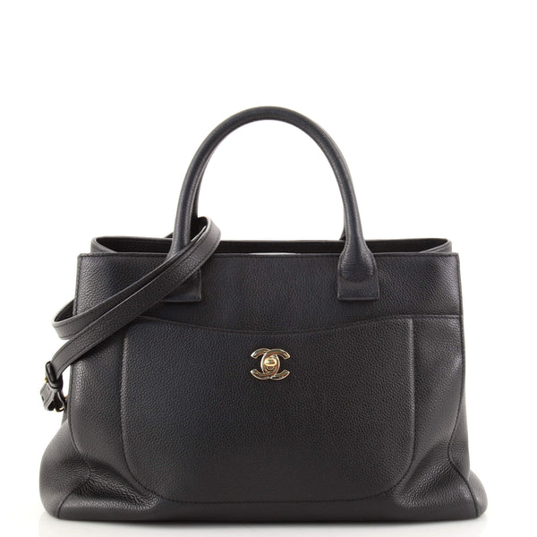 Neo Executive Tote Grained Calfskin Small