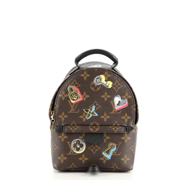Louis Vuitton Palm Springs Backpack Limited Edition Love Lock Monogram Canvas Mini