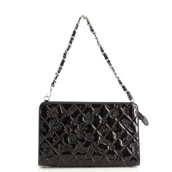 Chanel Lucky Symbols Pochette Embossed Quilted Patent