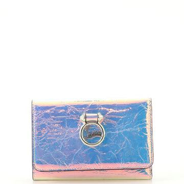 Christian Louboutin Trifold Wallet Iridescent Patent