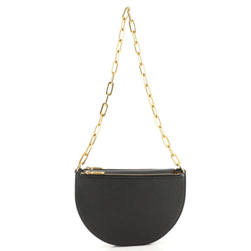 Burberry Half Moon Chain Bag Leather Small
