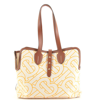 Burberry Soft Belt Bag XL TB Monogram Printed Canvas Medium