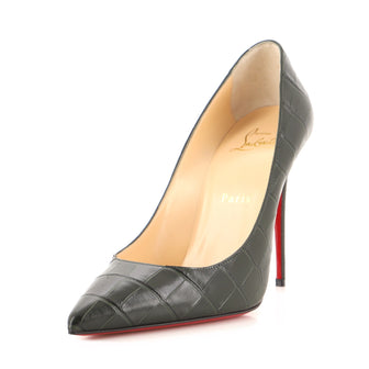 Christian Louboutin Women's Kate Pumps Crocodile Embossed Leather
