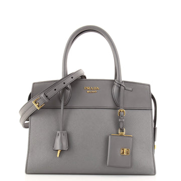 Prada Esplanade Tote Saffiano with City Calf Medium