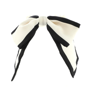 Chanel Hair Tie Printed Silk