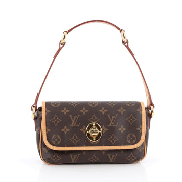 Louis Vuitton Tikal Handbag Monogram Canvas PM Brown