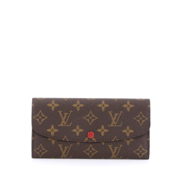 Louis Vuitton Emilie Wallet Monogram Canvas Brown