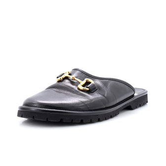 Gucci Men's Elea Horsebit Mules Leather