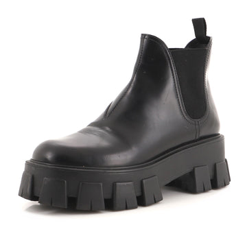 Prada Women's Monolith Chelsea Boots Leather