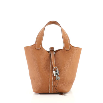 Hermes Picotin Lock Bag Clemence PM