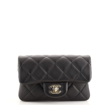 Chanel My Precious Pearls Waist Bag Quilted Lambskin Mini