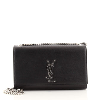 Saint Laurent Classic Monogram Crossbody Bag Grainy Leather Medium