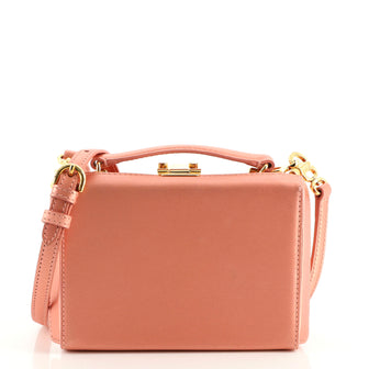 マーククロス Grace Box ピンク マーククロス Grace Box ピンク Mark Cross Light Pink Leather Grace