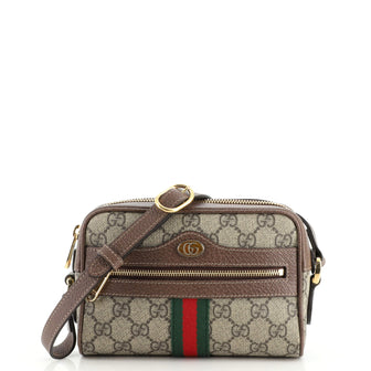 Gucci Ophidia Shoulder Bag GG Coated Canvas Mini