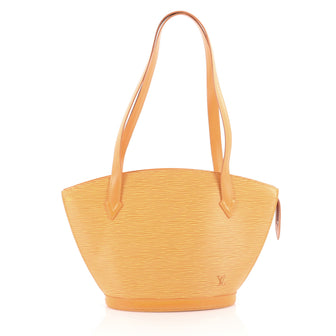 Louis Vuitton Saint Jacques Handbag Epi Leather PM Yellow