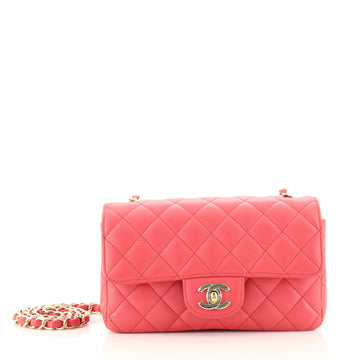 Chanel Classic Single Flap Bag Quilted Caviar Mini