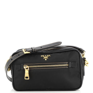 Prada Front Pocket Crossbody Bag Tessuto Small