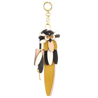 Burberry Beasts Bag Charm and Key Holder Leather