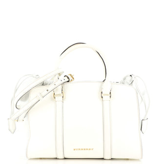 Burberry Dinton Convertible Satchel Patent Medium