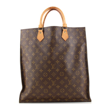 Louis Vuitton Sac Plat Bag Monogram Canvas
