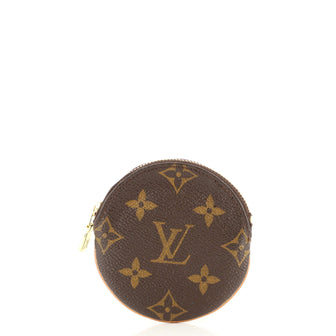 Louis Vuitton Round Coin Purse Monogram Canvas