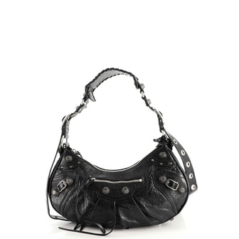 Balenciaga Le Cagole Giant Studs Shoulder Bag Leather Small