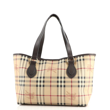 Burberry Regent Tote Haymarket Coated Canvas Medium