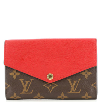 Louis Vuitton Pallas Compact Wallet Monogram Canvas and Calfskin