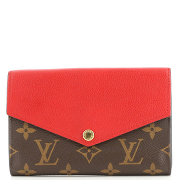 Louis Vuitton Pallas Compact Wallet Monogram Canvas and Calfskin