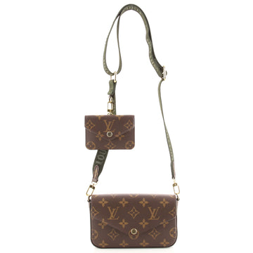 Louis Vuitton Felicie Strap & Go Handbag Monogram Canvas