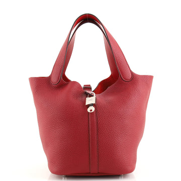 Hermes Eclat Picotin Lock Bag Clemence MM