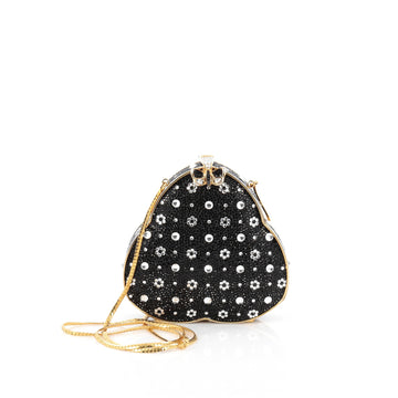 Judith Leiber Minaudiere Crystal Small Black