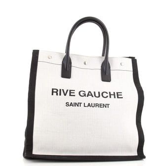 Saint Laurent Rive Gauche Shopper Tote Canvas Tall