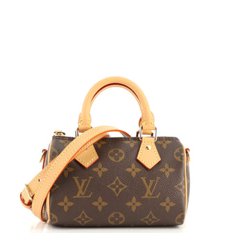 Louis Vuitton Speedy Bandouliere Bag Monogram Canvas Nano
