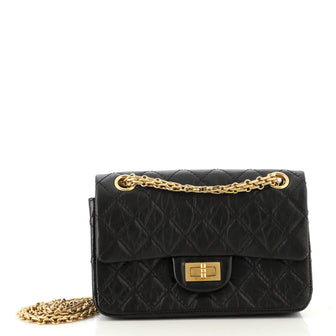 Chanel Reissue 2.55 Flap Bag Quilted Aged Calfskin Mini