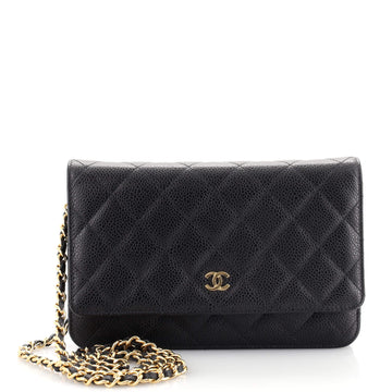 Chanel Wallet on Chain Quilted Caviar